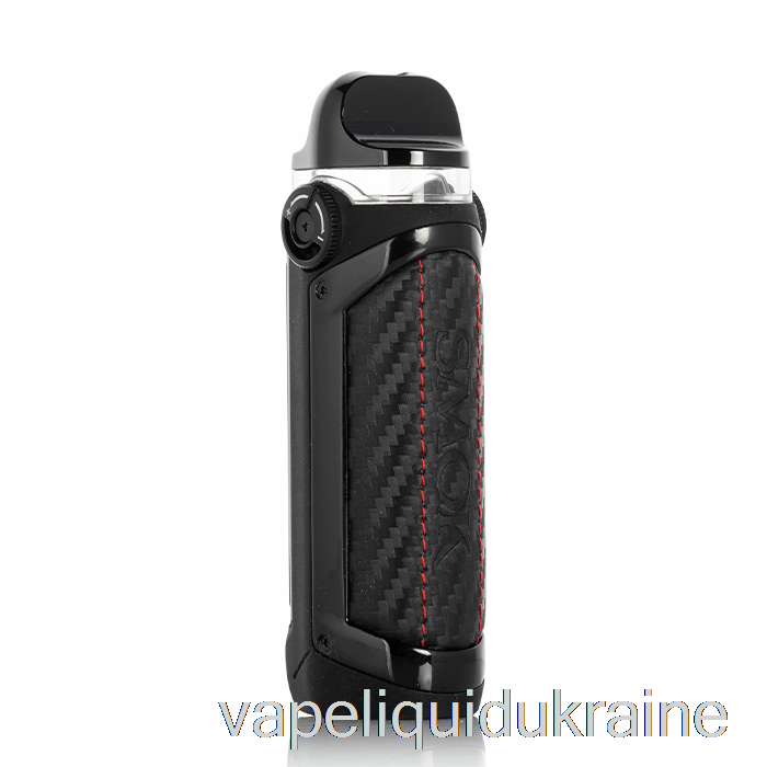 Vape Liquid Ukraine SMOK IPX80 80W Pod Mod Kit Black Carbon Fiber